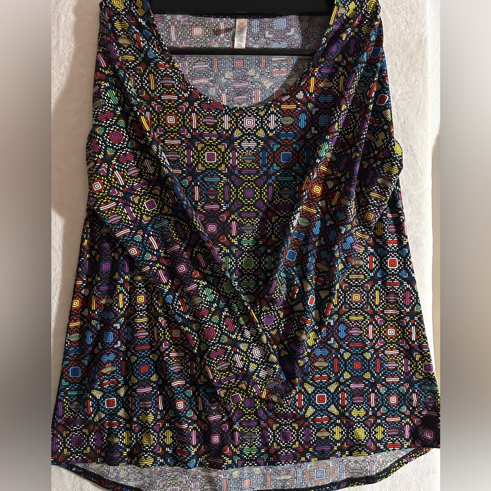 LULA ROE|Multi pattern blouse| Size Large